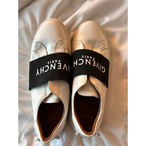 Givenchy White Urban Street sneakers leather elastic band Slip On Sneakers 44 main image 5